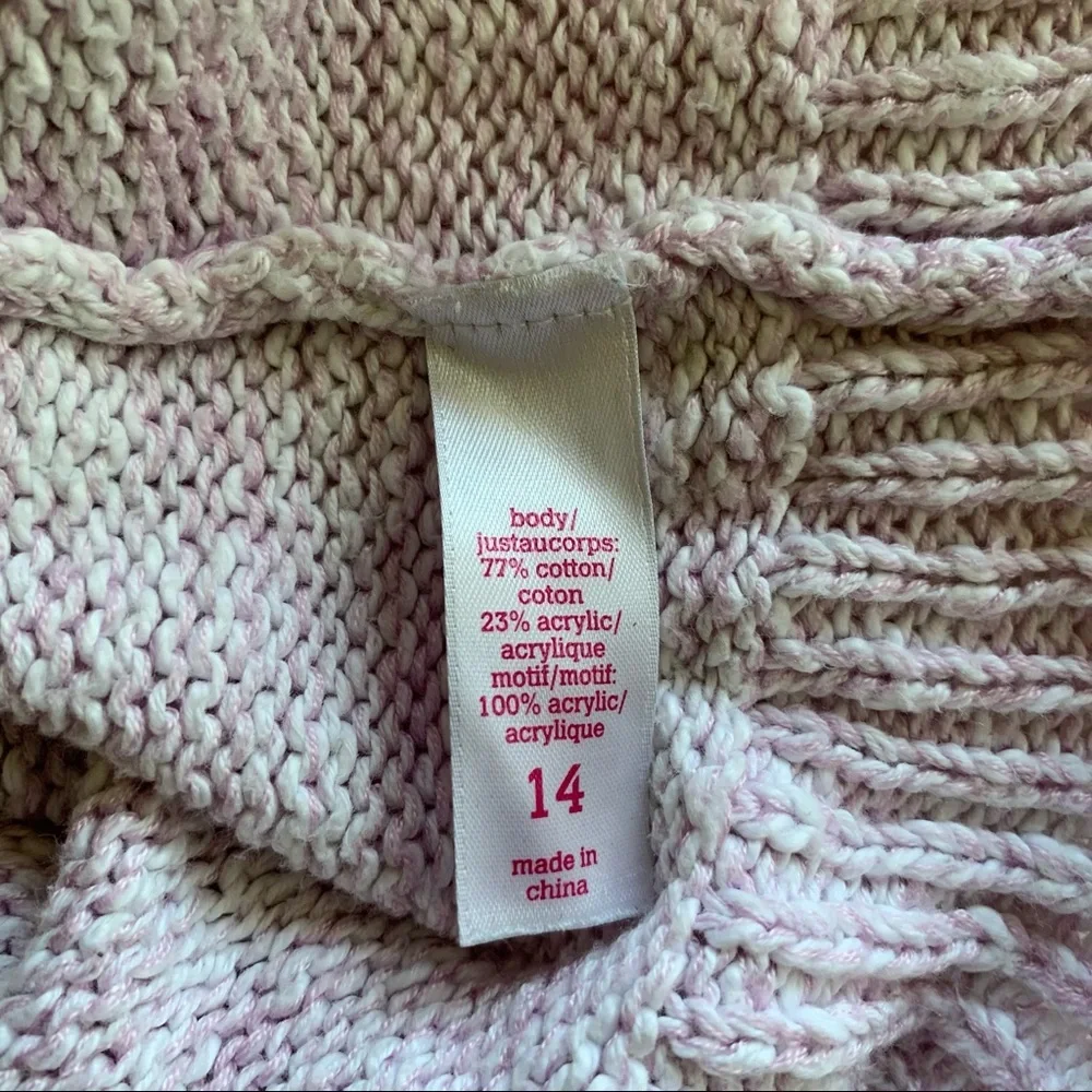 🌸Justice🌸 Girls Long Sleeve Sweater Size 14